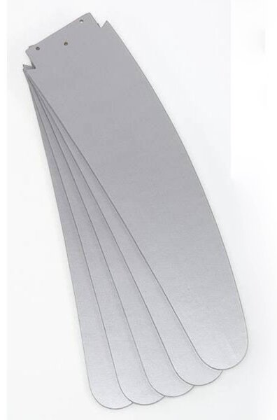Westinghouse Wentylator sufitowy z oświetleniem Bendan, srebrny Bendan, aluminiowy / szary / cynkowy, salon / jadalnia, drewno, nowoczesny