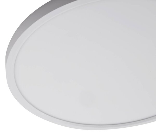 Lampa sufitowa Pravin Lindby, biały / opal, salon / jadalnia, tworzywo sztuczne, nowoczesny
