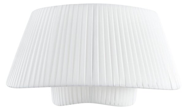 Lampa sufitowa Eryndor Lindby, możliwość ściemniania, biały / opal, salon / jadalnia, tkanina / materiał / jedwab, nowoczesny