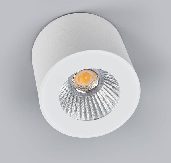 Helestra Oso spot sufitowy LED, okrągły, biały OSO, możliwość ściemniania, biały / opal, łazienka, aluminium, nowoczesny