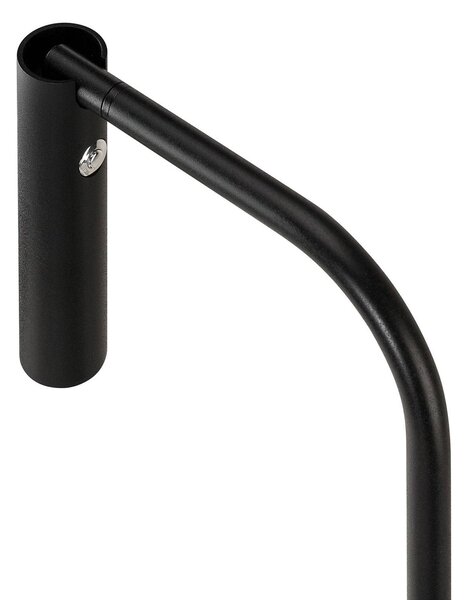 SLV Lampa stojąca LED Karpo, możliwość ściemniania, czarny, biuro, aluminium, nowoczesny