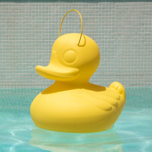 Goodnight Light Designerska lampa LED DUCK-DUCK XL do użytku na zewnątrz w kolorze żółtym DUCK-DUCK, możliwość ściemniania, żółty / pomarańczowy, tworzywo sztuczne, design