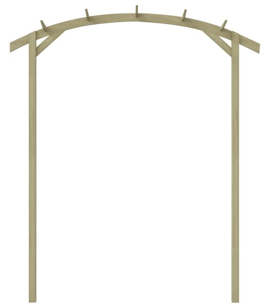 Pergola ogrodowa, impregnowane drewno sosnowe, 180x210x40cm