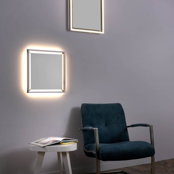 Q-Smart-Home Inteligentna lampa sufitowa Q-Kaan, możliwość ściemniania, aluminiowy / szary / cynkowy, salon / jadalnia, aluminium, nowoczesny