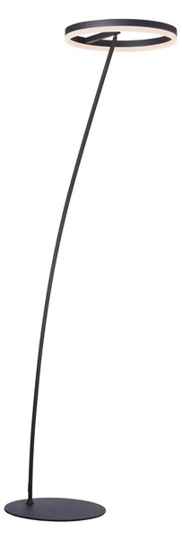 Paul Neuhaus Lampa stojąca LED Titus, możliwość ściemniania, czarny, salon / jadalnia, aluminium, nowoczesny