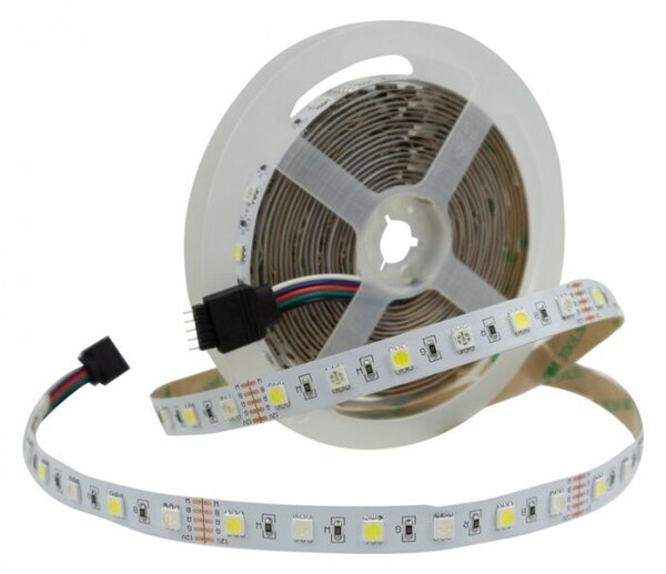 Taśma LED 300 14.4W/m RGB+CW 12V IP20 5m ściemnialna Ecolight