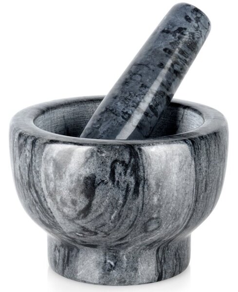 Moździerz do przypraw granitowy czarny 13 cm