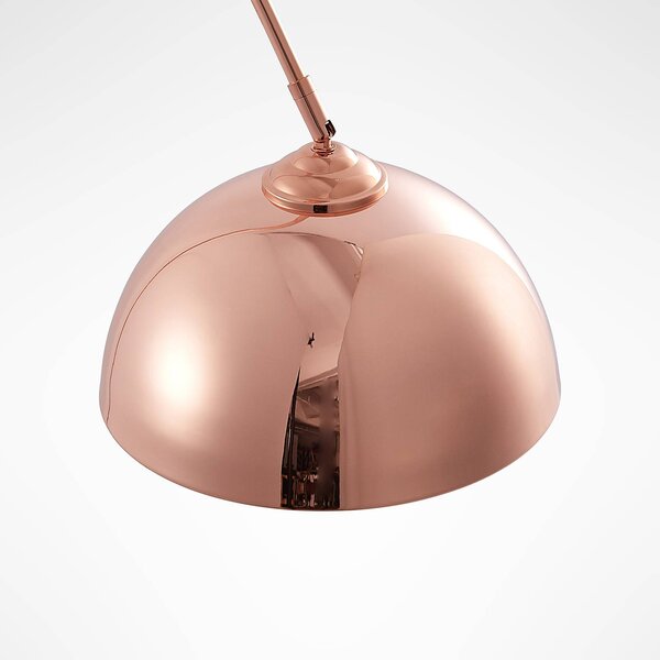 Lampa łukowa - lampa stojąca Lennart Lindby, miedziany, salon / jadalnia, metal, nowoczesny
