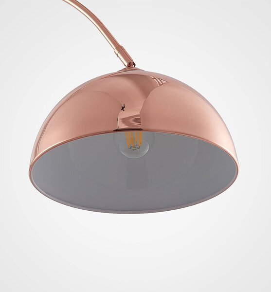 Lampa łukowa - lampa stojąca Lennart Lindby, miedziany, salon / jadalnia, metal, nowoczesny