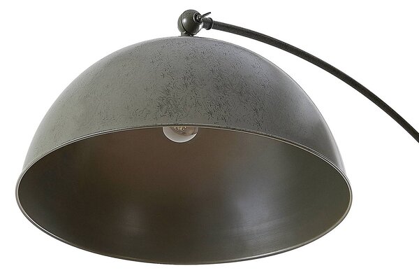 Lampa łukowa - lampa stojąca Jonera Lindby, aluminiowy / szary / cynkowy, salon / jadalnia, metal, młodzieżowy