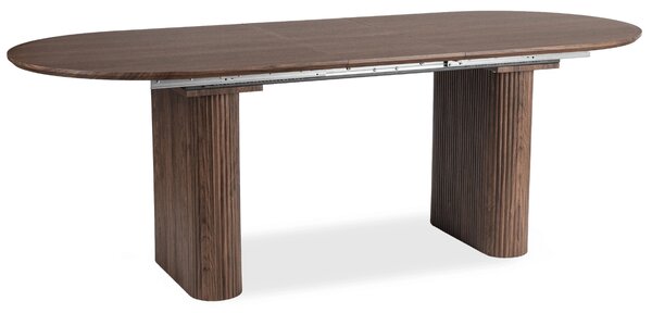 Stół Rozkładany OVAL 180-220 cm Orzech Nowoczesny