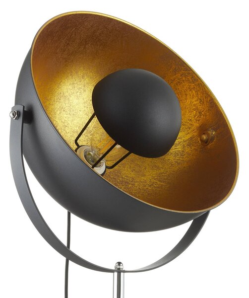 Globo Lampa stojąca Lenn, czarny, salon / jadalnia, metal, nowoczesny