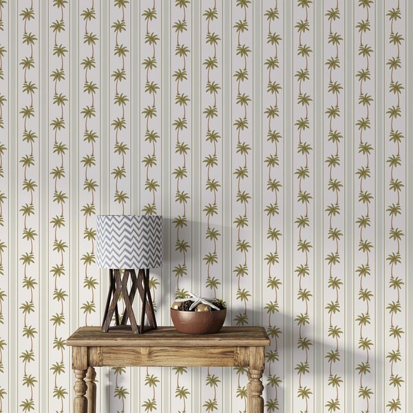 Tapety Pionowe paski z palmami na jasnym tle, Tapety las, Tapety Drzewa, a01278 : Uwalls.pl
