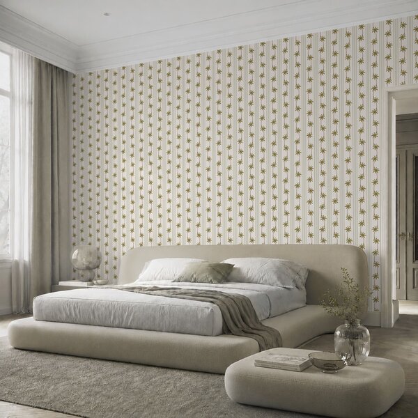 Tapety Pionowe paski z palmami na jasnym tle, Tapety las, Tapety Drzewa, a01278 : Uwalls.pl