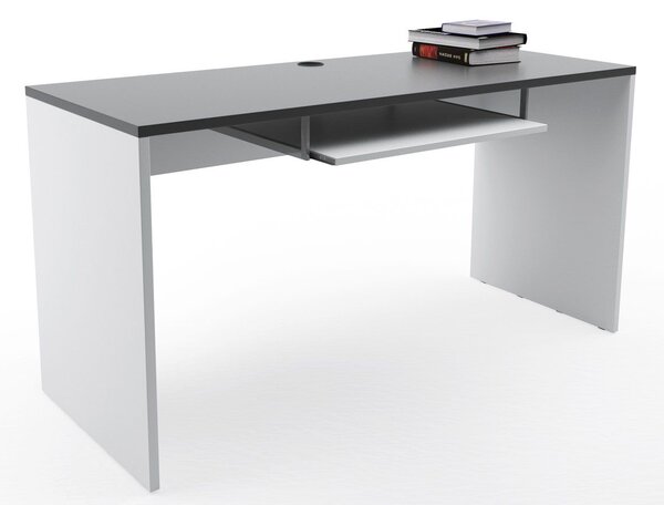 Szare biurko nowoczesne na wymiar Korpis 3X