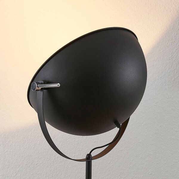 Lampa stojąca Muriel Lindby, czarny, salon / jadalnia, metal, nowoczesny