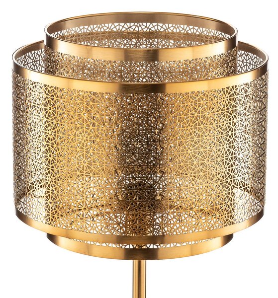 By Rydéns Lampa stojąca Hermine, mosiężny / złoty, salon / jadalnia, metal, orientalny / marokański