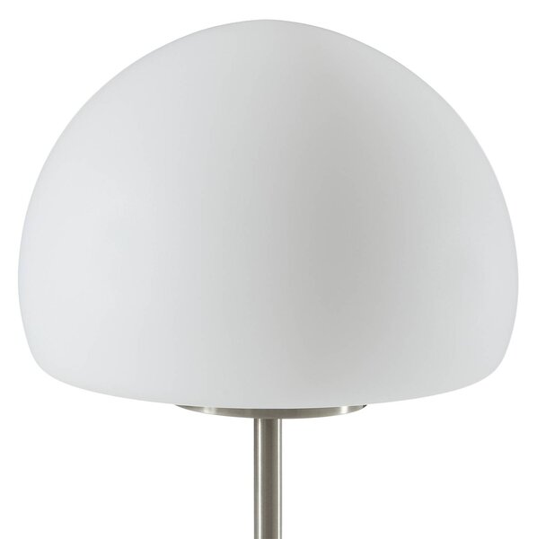 Fabas Luce Lampka nocna do sypialni Gaia big, aluminiowy / szary / cynkowy, sypialnia, metal, nowoczesny