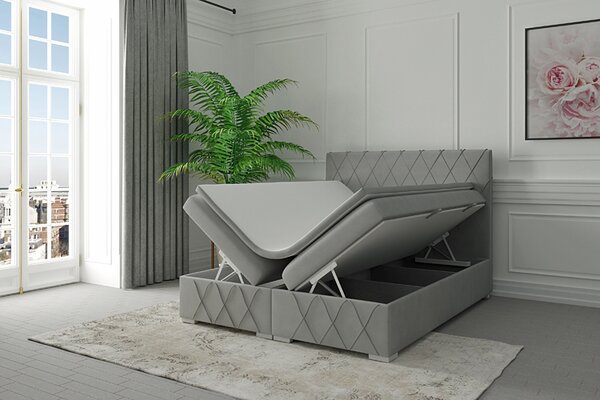 Podwójne łóżko boxspring 140x200 K4-N15