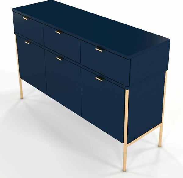 Komoda na nóżkach w stylu glamour T1-B55
