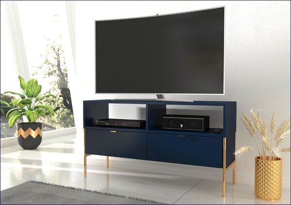 Szafka RTV w stylu glamour G0-T72