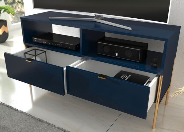 Szafka RTV w stylu glamour G0-T72