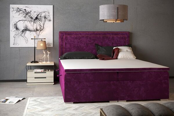 Podwójne łóżko boxspring 160x200 G6-M33