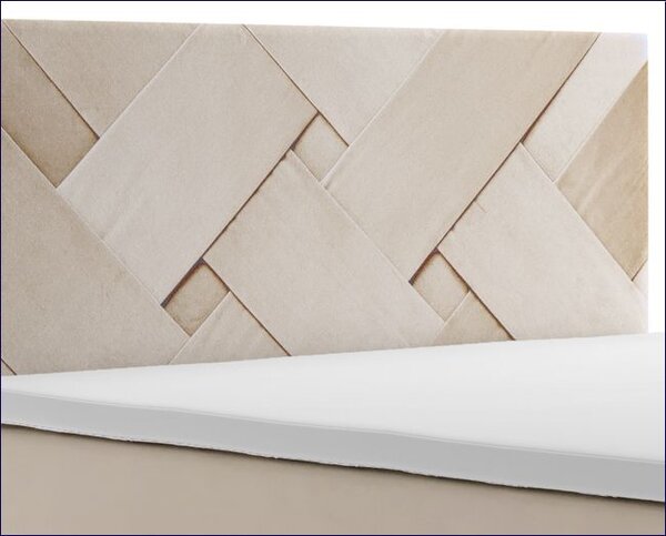 Łóżko boxspring z zagłówkiem 140x200 W7-C62