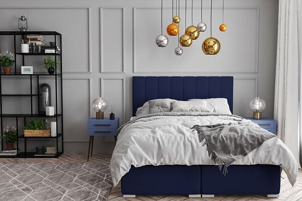 Podwójne łóżko boxspring 140x200 D6-M20