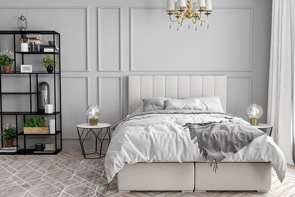 Podwójne łóżko boxspring 140x200 D6-M20