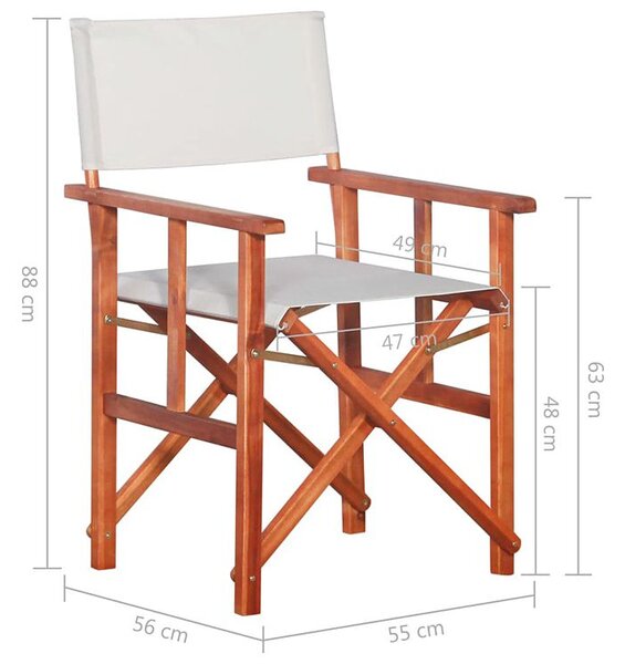 Komplet krzeseł reżyserskich D8-T95