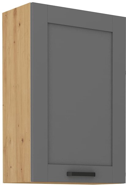 Szafka kuchenna wisząca górna LUNA 60 G-90 1F Szary/Dąb Artisan