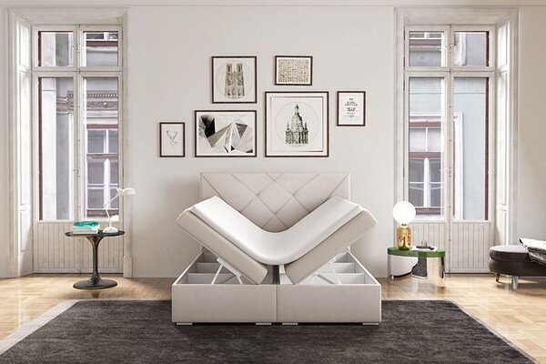 Podwójne łóżko boxspring 160x200 D9-M60