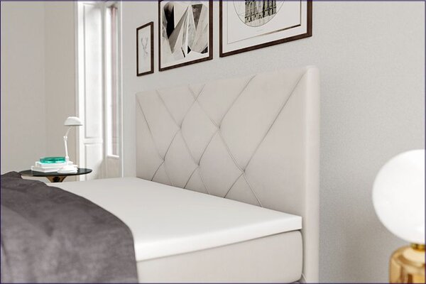Pojedyncze łóżko boxspring 90x200 A1-D96