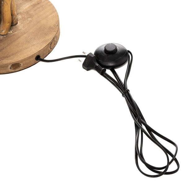 ONLI Lampa stojąca Agar, kremowy / amber, salon / jadalnia, tkanina / materiał / jedwab
