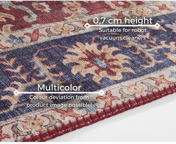 Bordowy dywan Nouristan Vivana, 80x150 cm