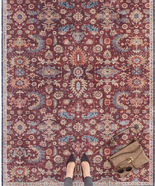 Bordowy dywan Nouristan Vivana, 80x150 cm