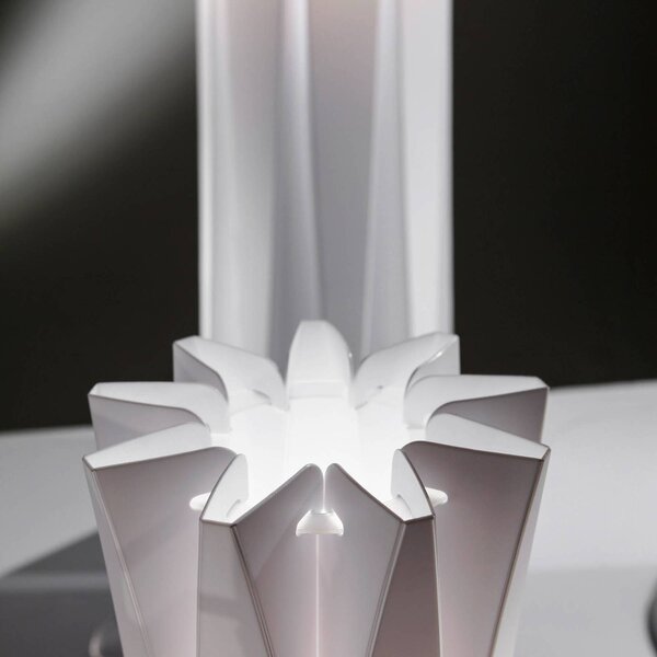 Slamp Lampa stojąca designerska Bach, możliwość ściemniania, biały / opal, salon / jadalnia, tworzywo sztuczne, design