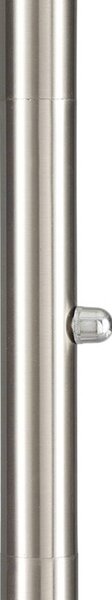 Lampa stojąca LED Ragna Lindby, możliwość ściemniania, aluminiowy / szary / cynkowy, salon / jadalnia, szkło, nowoczesny