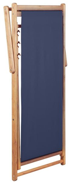 Granatowy leżak drewniany C6-K18