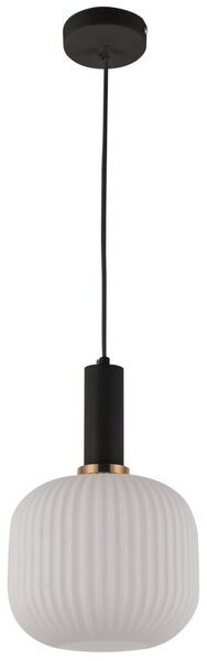 LAMPA WISZĄCA LOFT BIAŁO-CZARNA GATO