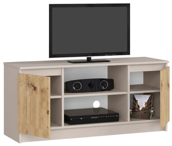 Szafka pod telewizor kaszmir + dąb artisan N1-P67