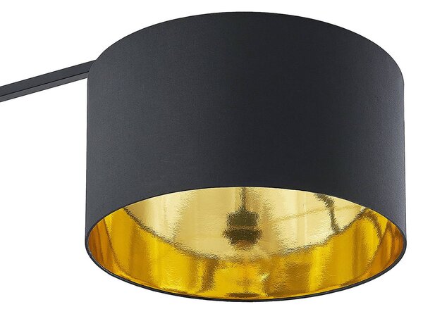 Lampa łukowa - lampa stojąca Mossa Arcchio, czarny, salon / jadalnia, metal, nowoczesny