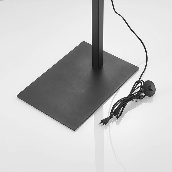 Lampa łukowa - lampa stojąca Mossa Arcchio, czarny, salon / jadalnia, metal, nowoczesny
