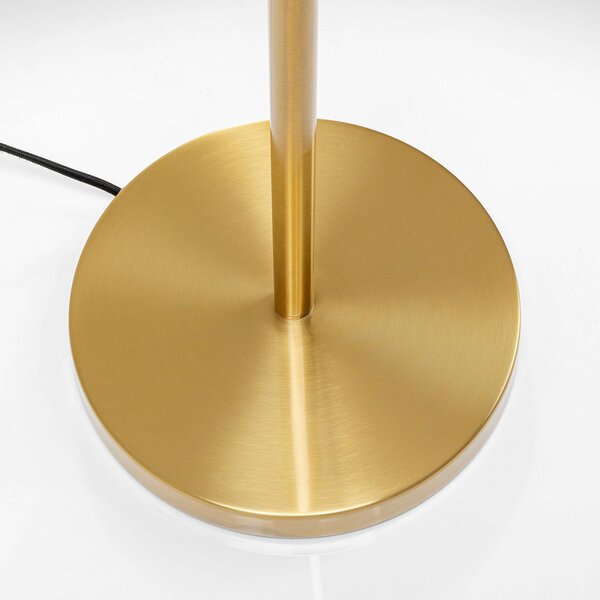 KARE Lampa stojąca designerska Scala Balls, mosiężny / złoty, salon / jadalnia, design