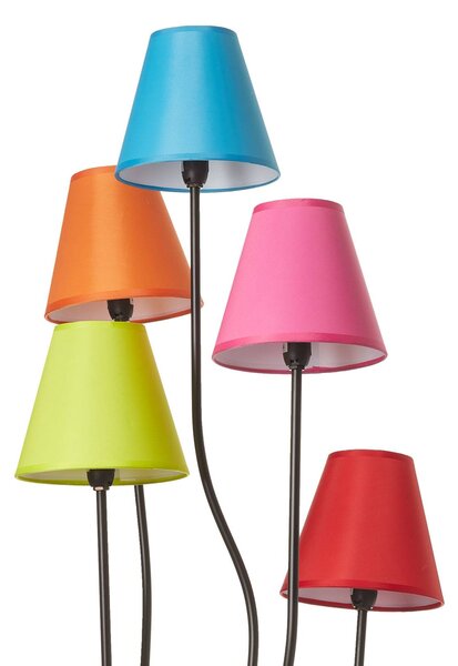 Näve Lampa stojąca Colori, salon / jadalnia, tkanina / materiał / jedwab, młodzieżowy
