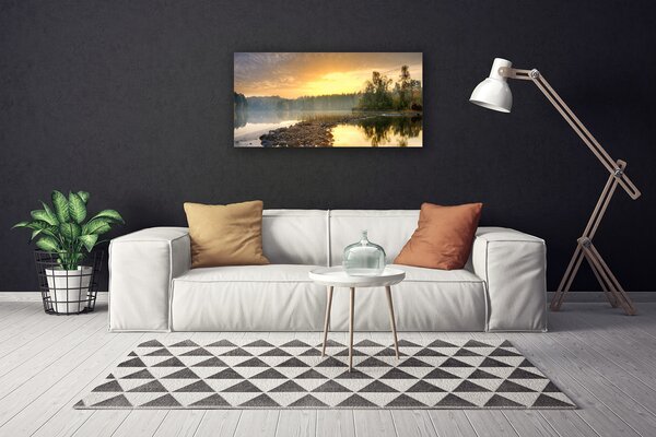 Obraz canvas Spokojna Tafla Jeziora