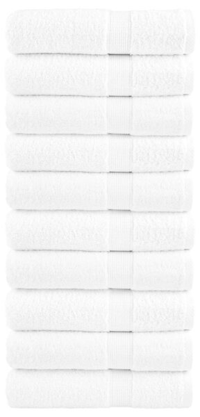 Ręczniki premium, solund, 10 szt., białe, 50x100 cm, 600 g/m²