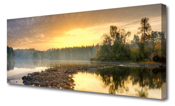 Obraz canvas Spokojna Tafla Jeziora