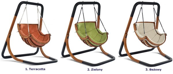 Zielony fotel wiszący huśtawka G4-H83